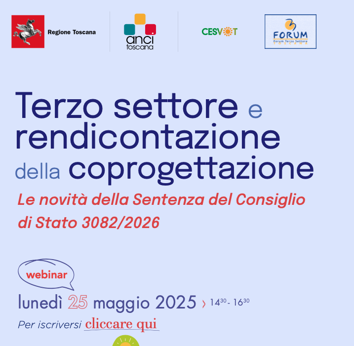 Immagine della locandina dell'evento con persone che assieme dipanano una matassa di filo